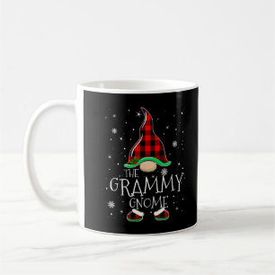 Red Plaid The Grammy Gnome Family Christmas Pajama Coffee Mug