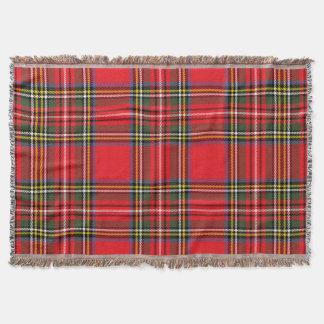 Red Plaid Throw Blanket - Gifts 
