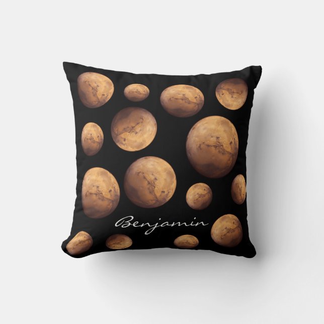 Red Planet Mars Cushion (Front)