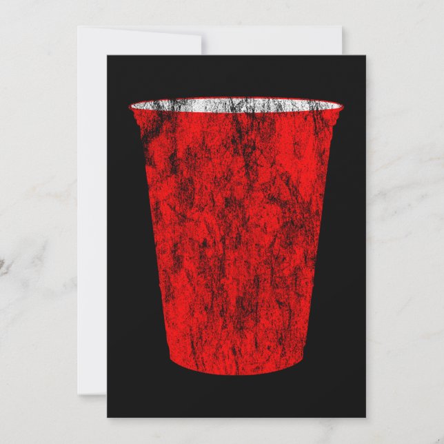 red plastic cup invitation (Front)