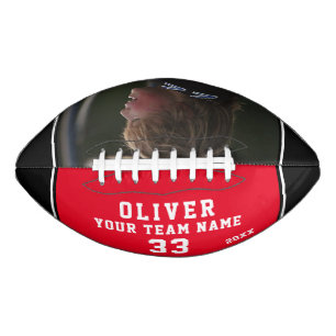 Red Player Name Number Team Photo Football