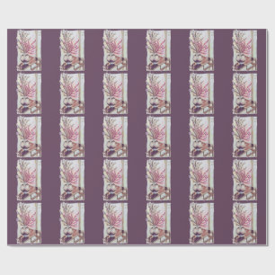 Red Plum Blossoms Wrapping Paper