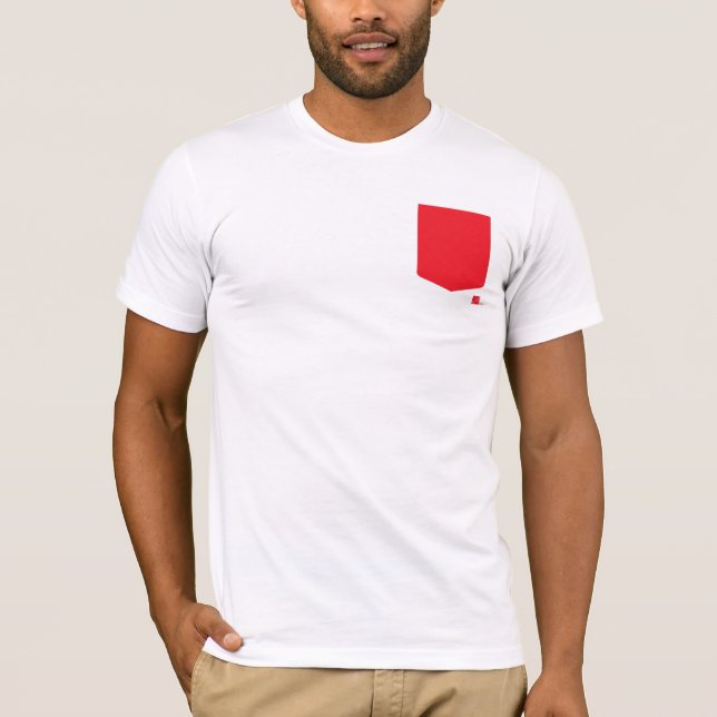 Red Pocket Tee (Front)