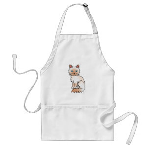Red Point Birman / Ragdoll Cat Standard Apron