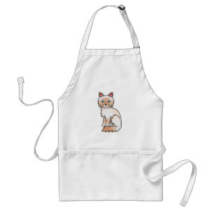 Red Point Tabby Birman / Ragdoll Cat Standard Apron