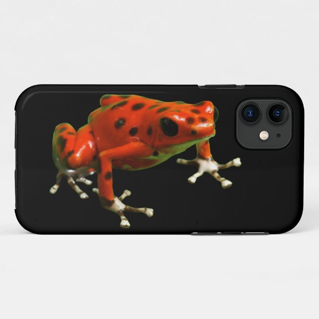 Red Poison Dart Frog Case-Mate iPhone Case (Back (Horizontal))