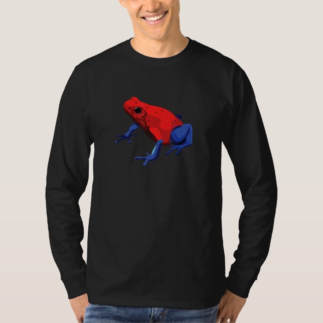 Red Poison Dart Frog Poison Arrow Frog Clothes Tee (Front)