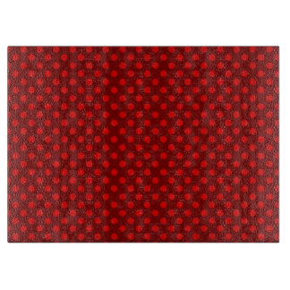 Red Polka Dot Cutting Board