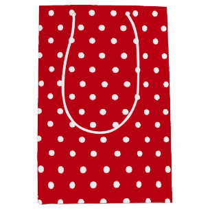 Red Polka Dot Medium Gift Bag