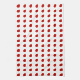 Red Polka Dot Tea Towel
