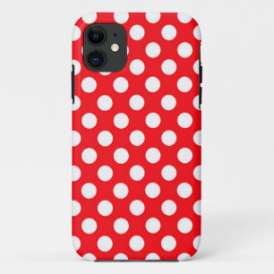 Red Polka Dots iPhone 11 Case
