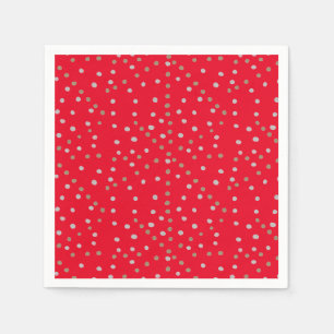 Red Polka Dots  Napkin