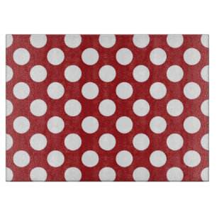 Red Polka Dots, Polka Dot Pattern, Dots, Dotted Cutting Board