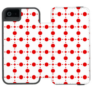 Red Polka Dots, Polka Dot Pattern, Dots, Dotted Incipio Watson™ iPhone 5 Wallet Case
