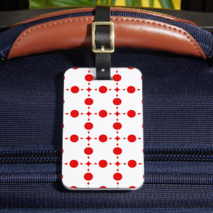 Red Polka Dots, Polka Dot Pattern, Dots, Dotted Luggage Tag
