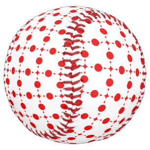 Red Polka Dots, Polka Dot Pattern, Dots, Dotted Softball