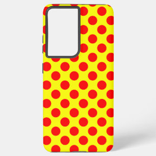 Red Polka Dots  Samsung Galaxy Case