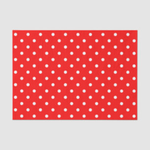 Red Polka Dots Tissue Paper