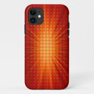 Red Polka Dots with Star Light iPhone 11 Case