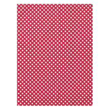 Red + Polka White Dots