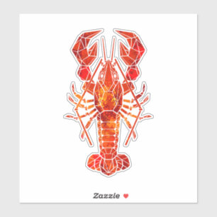 Red polygonal lobster