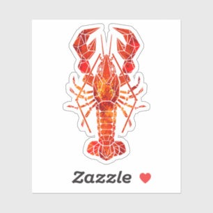 Red polygonal lobster