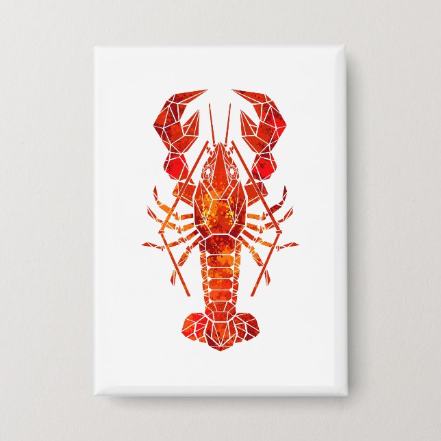 Red polygonal lobster (Front)