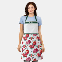 Red Pomegranate Orchard All-Over Print Monogram