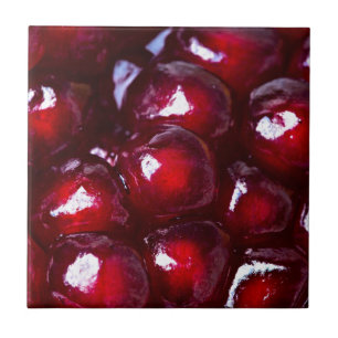 Red Pomegranate Seeds Tile