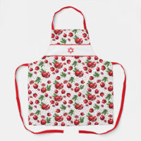 Red Pomegranates on Any Colour Background Star