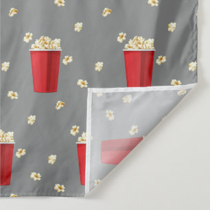 Red Popcorn Buckets Movie Snack Television Film Tapestry