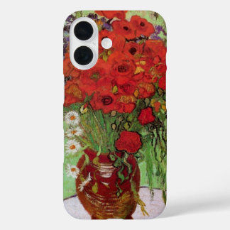 Red Poppies and Daisies by Vincent van Gogh iPhone 16 Case