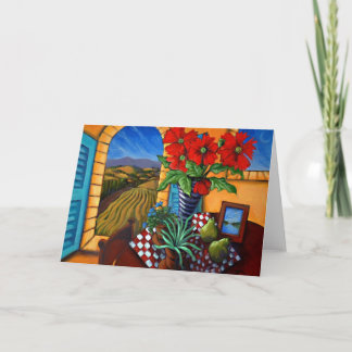 Red Poppies Card