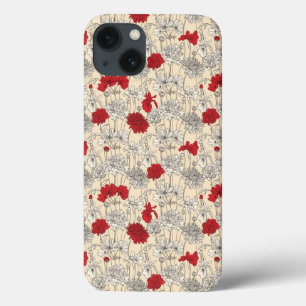 Red Poppies iPhone 13 Case