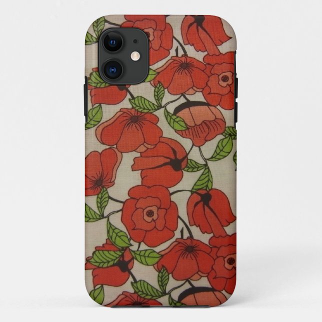 Red Poppies Case-Mate iPhone Case (Back)