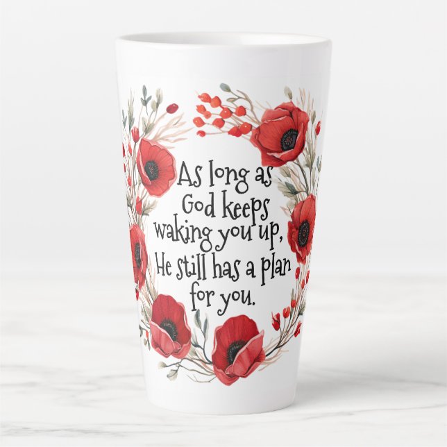 Red Poppies Mug (Front)