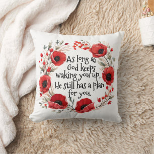 Red Poppies Mug Cushion