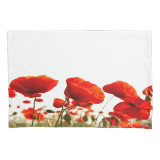 Red Poppies Pillowcase