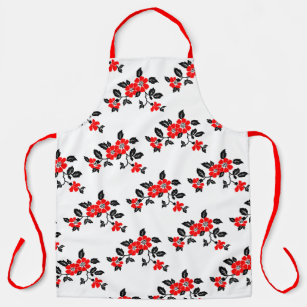 Red Poppy All-Over Print Apron