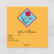 Red Poppy Business Card