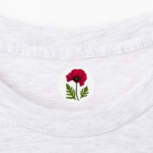 Red poppy drawing 3