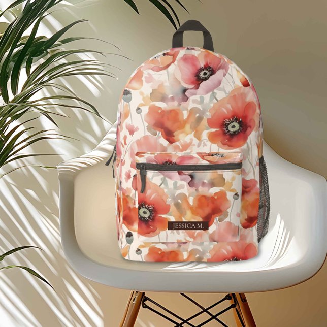 Red Poppy Field Backpack (Creator Uploaded)