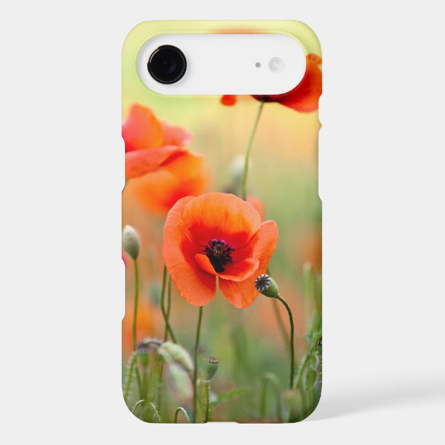 Red Poppy Flowers Case-Mate iPhone Case (Back)