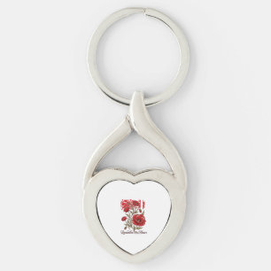 Red Poppy Remember And Honour Vintage Memorial Shi Key Ring