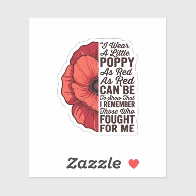 Red Poppy Remembrance Quote Vector Shirt Design_1 (Sheet)