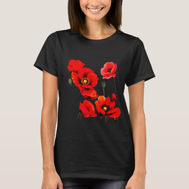Red Poppy T-Shirt (Front)