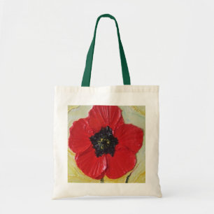 Red Poppy Tote Bag