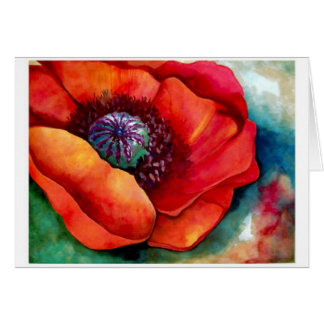 Red Poppy Up Close by Barbara Beck-Azar