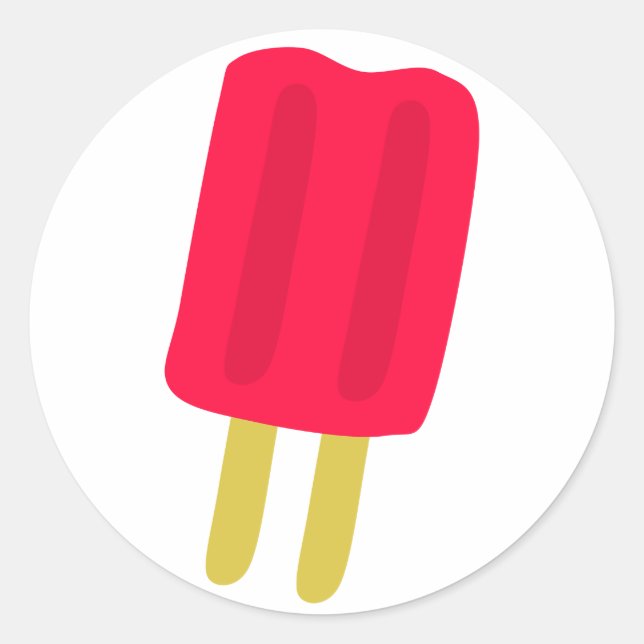 Red Popsicle Stickers (Front)