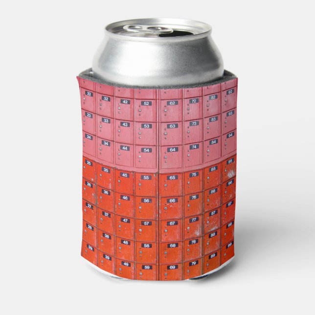 Red postal boxes can cooler (Can Back)